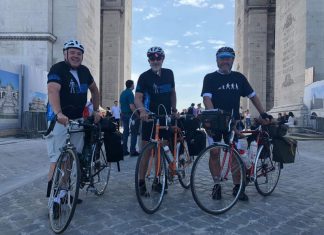 Three old guys reach Paris
