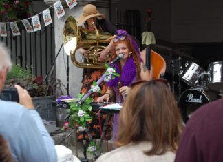 Crowds and music take over town