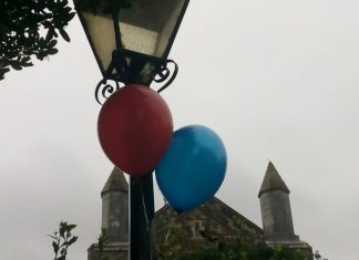 The balloons are going up