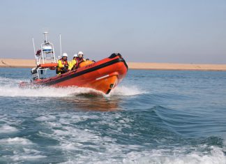 Fish and chips with RNLI