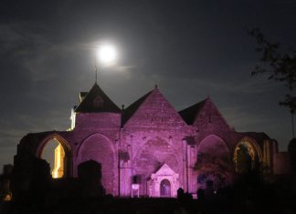 The church wore purple