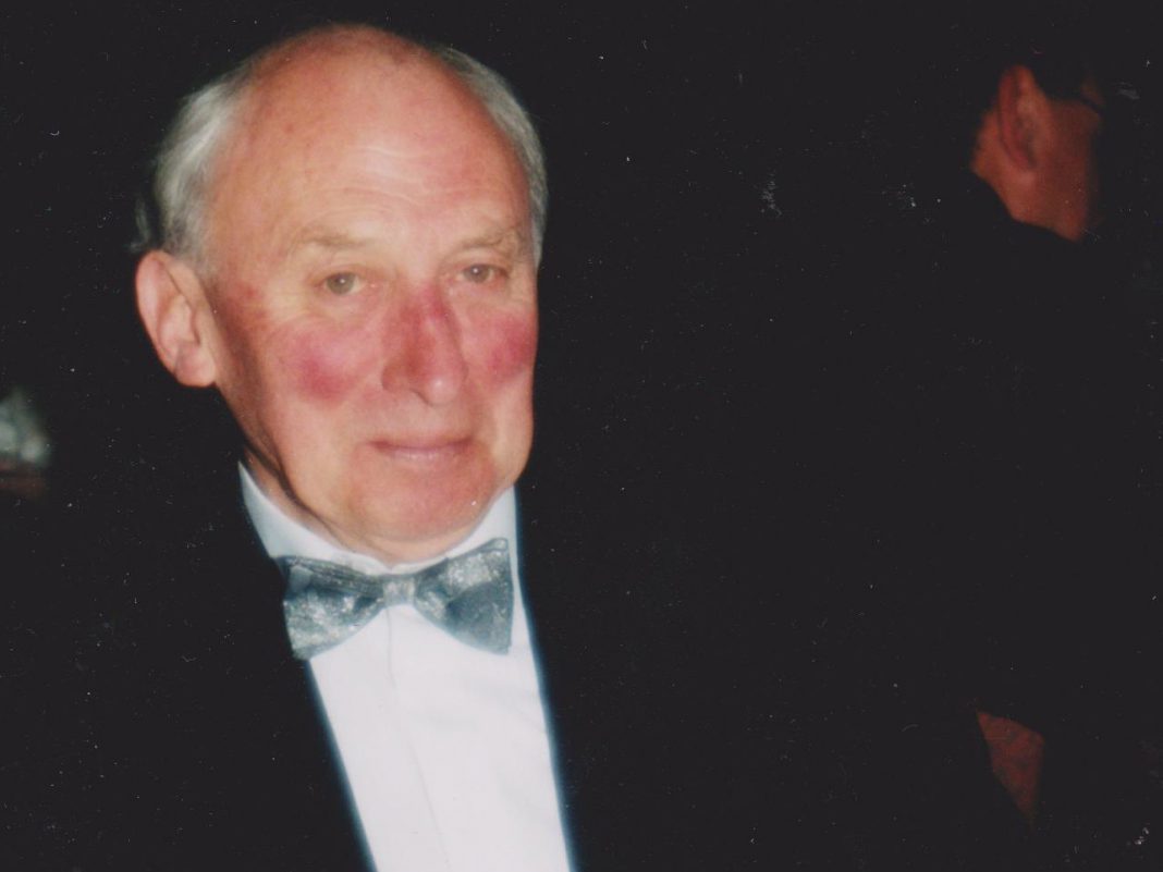 John Holbrook in celebrating mood