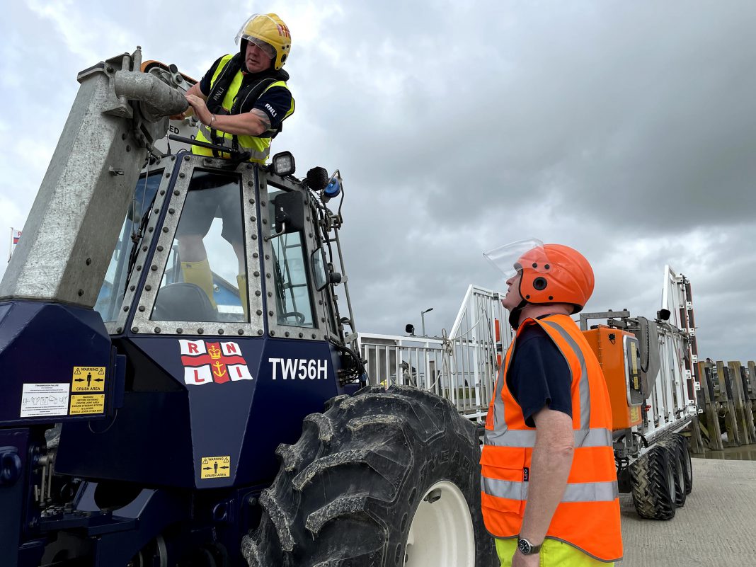 Gary C putting Paul through his paces