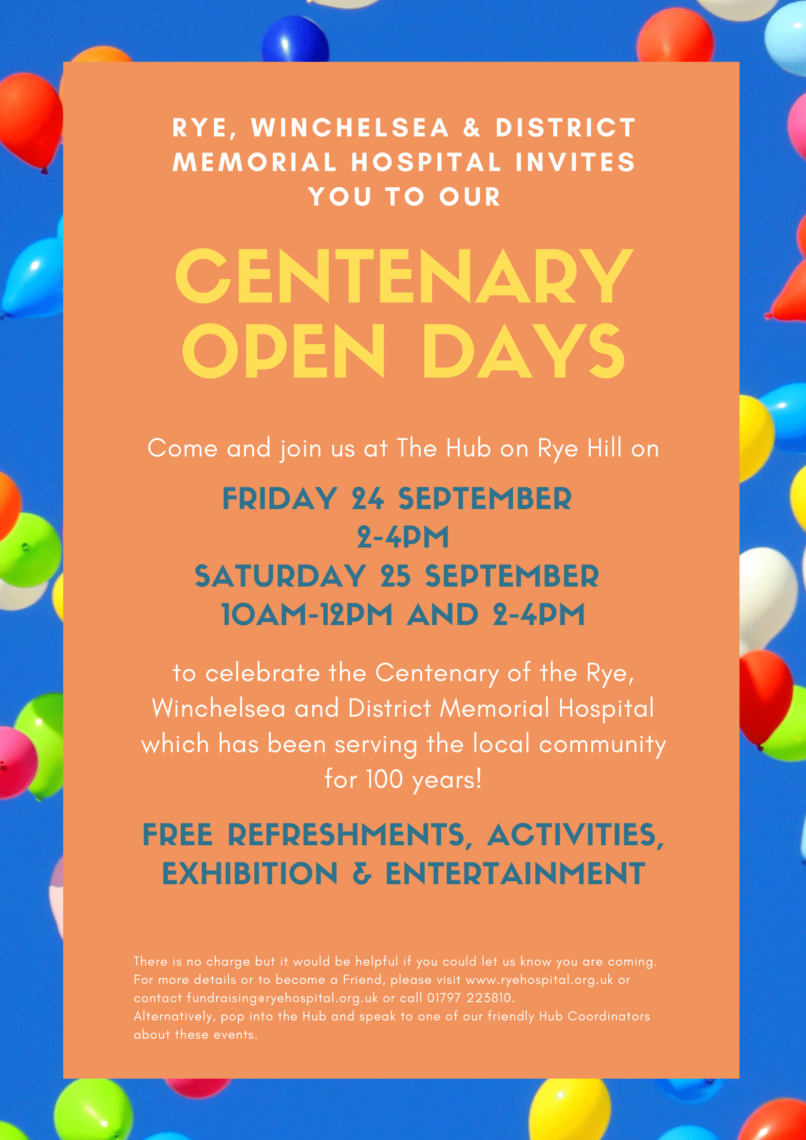 Open Days at Hub on Rye Hill