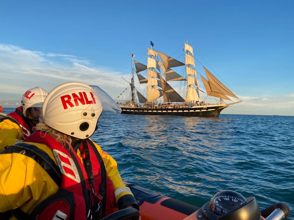 RNLI training session