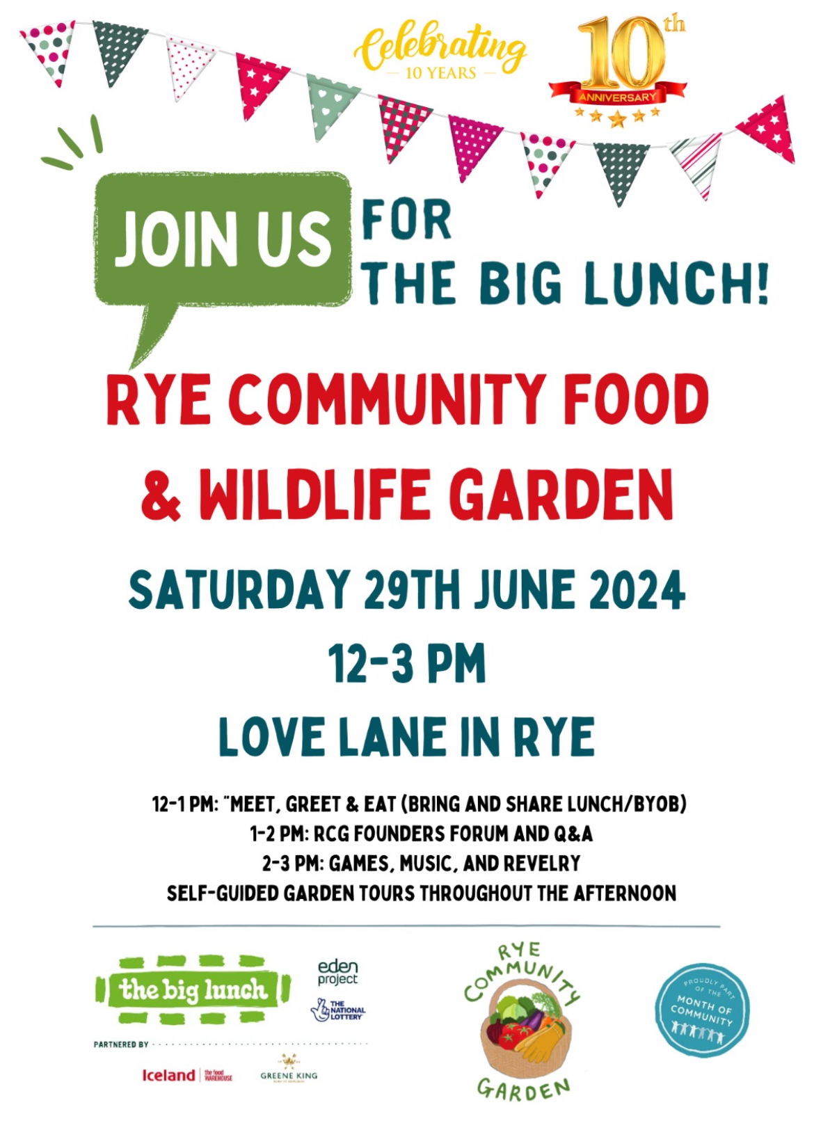 Rye Community & Wildlife Garden Big Lunch