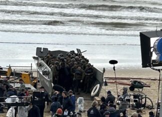 Recreating wartime history on the beach at Camber
