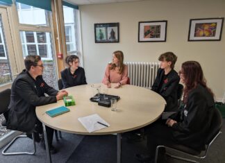 MP meets student leaders