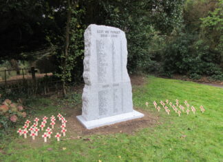 A new war memorial for Fairlight