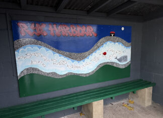 Nicknamed the riverside Banksy