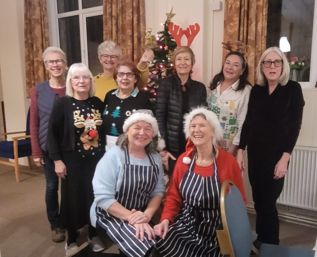 Christmas at the foodbank volunteer team