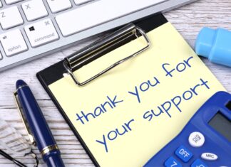 Thank you for your support