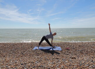 Gentle yoga at Playden