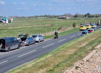 Fatal collision and two seriously injured