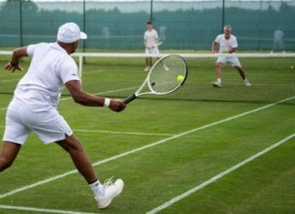 Grass court season opens at tennis club