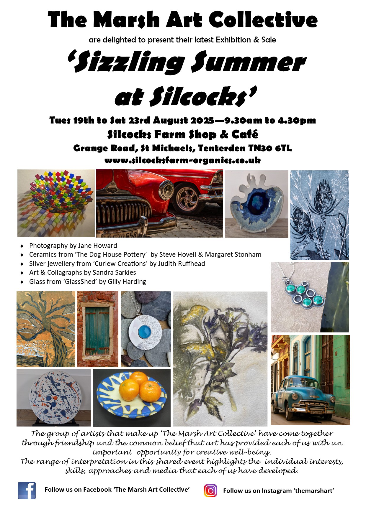 Marsh Art Collective - 'Sizzling Summer at Silcocks' exhibition