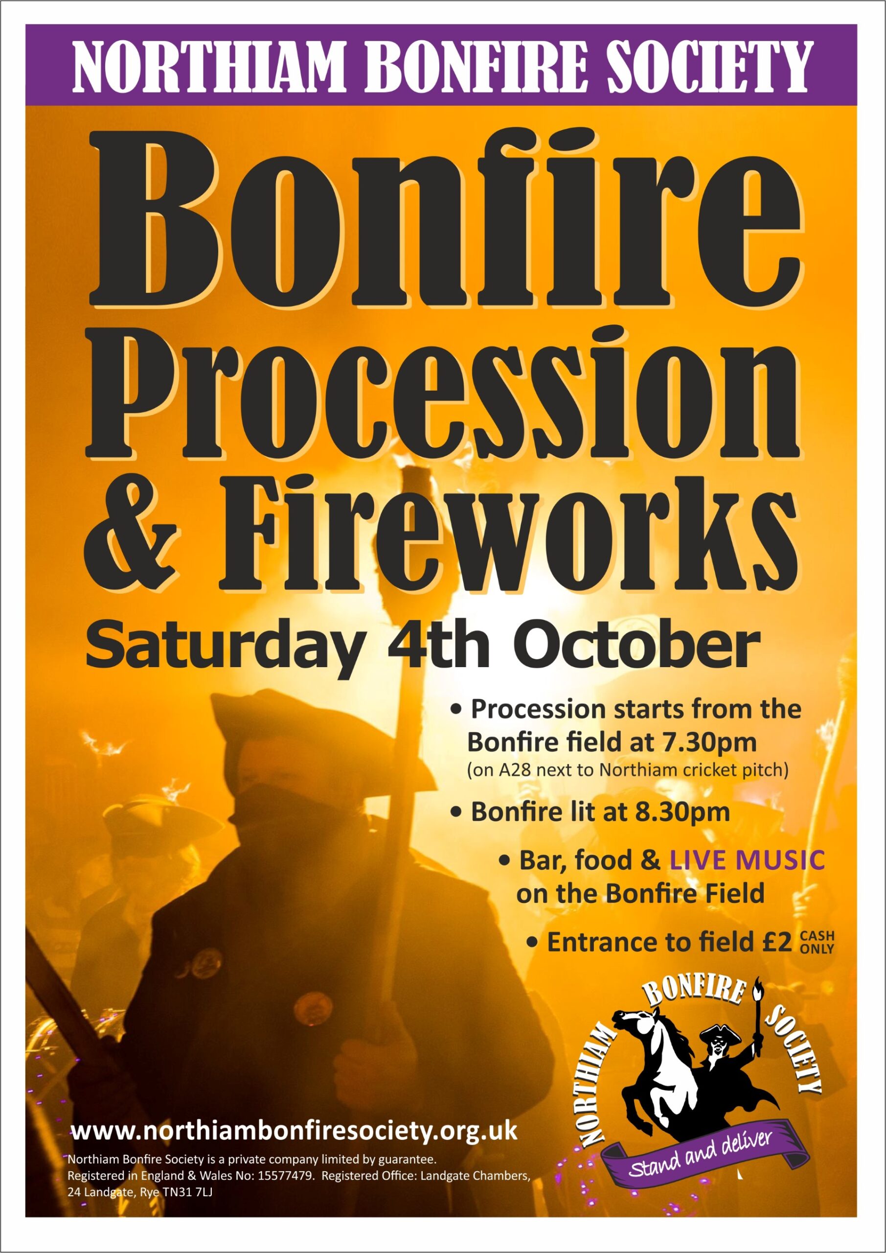 NORTHIAM BONFIRE PROCESSION & FIREWORKS