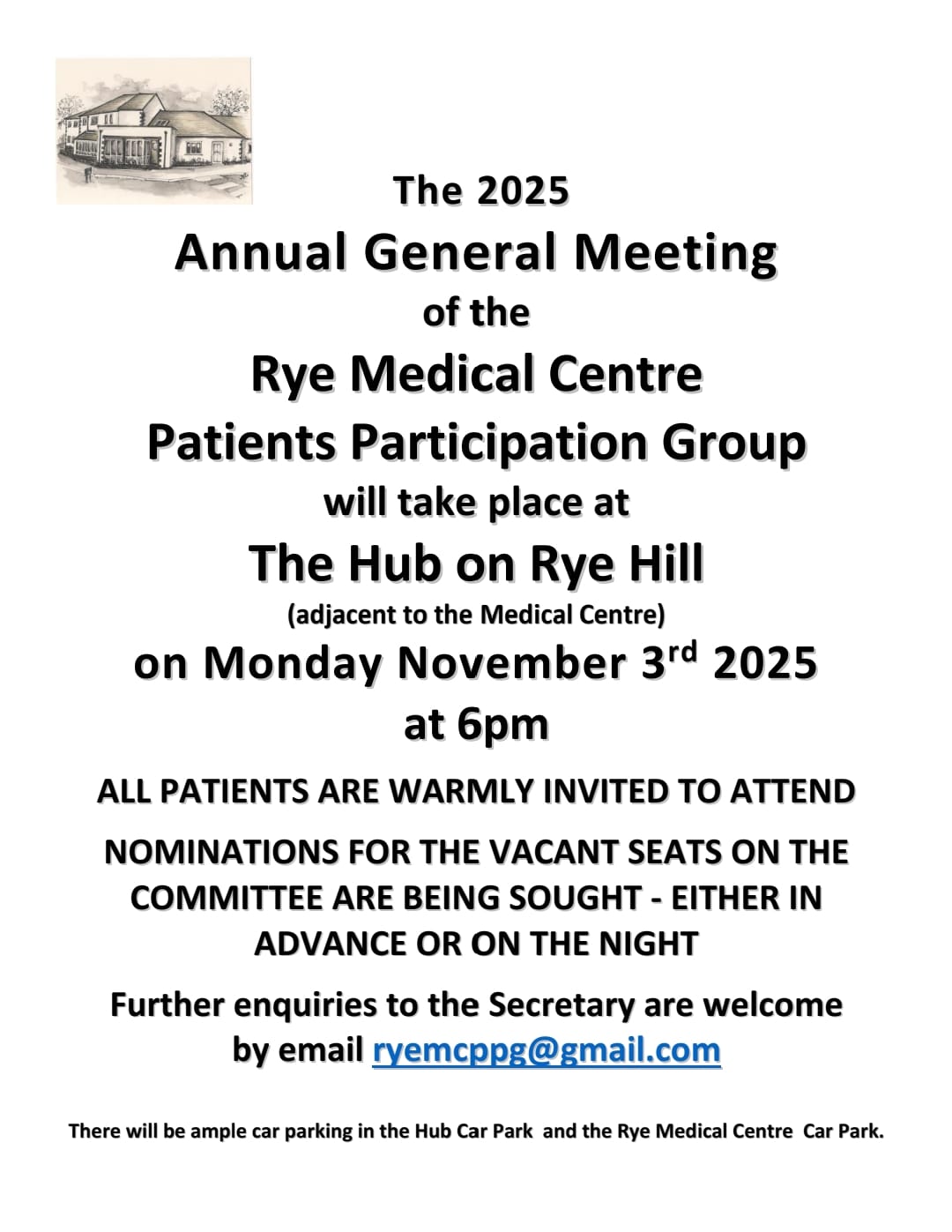 AGM - Rye Medical Centre Patient Participation Group