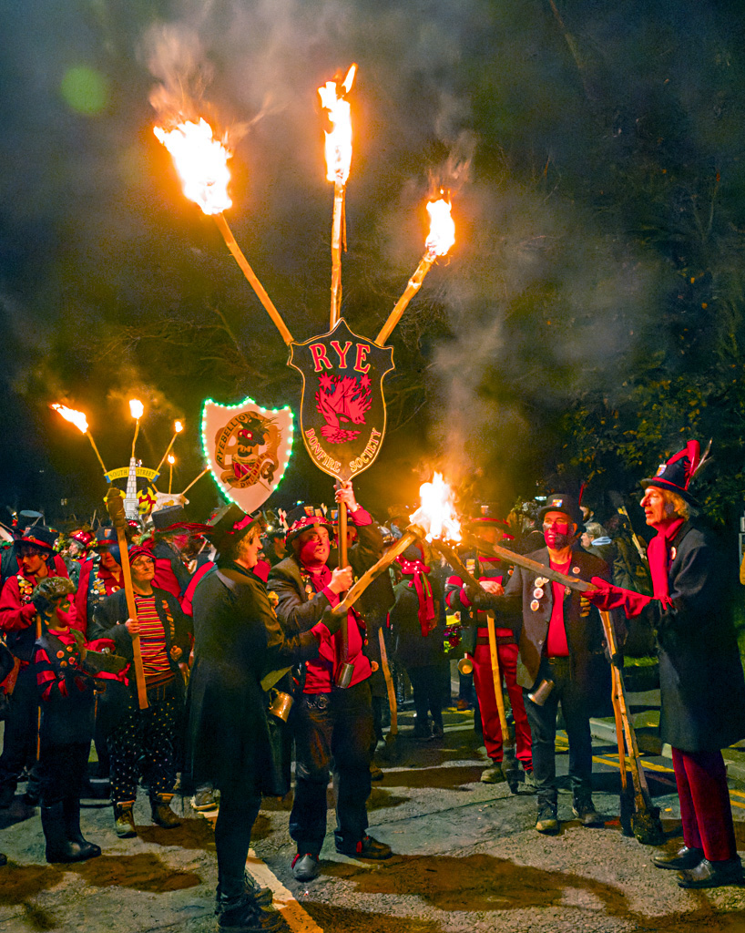 Rye bonfire pageant