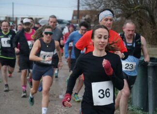 10k trail race from Winchelsea Beach