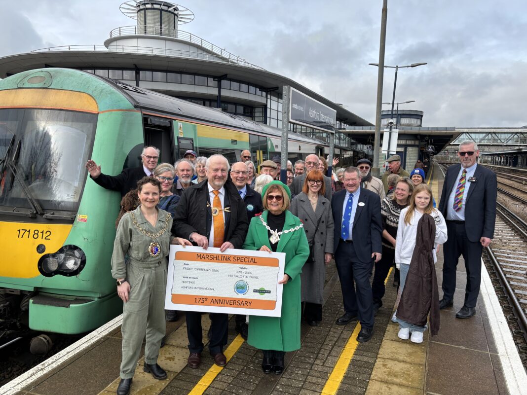Marshlink 175 group at Ashford International