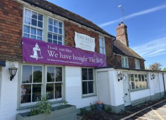 Bringing The Bell back to life. Another step towards reopening Iden’s historic pub.