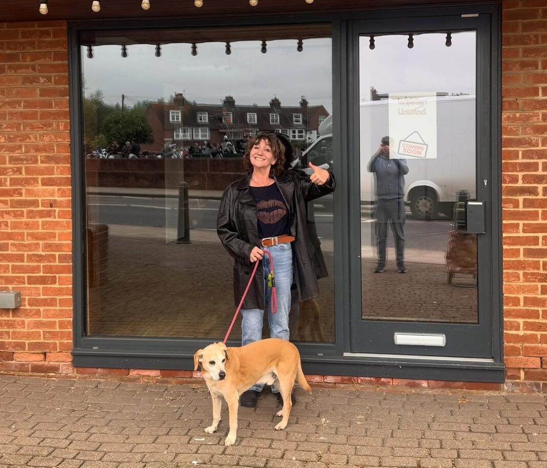 Lee Hesketh outside Woollen Unwind on Strand Quay
