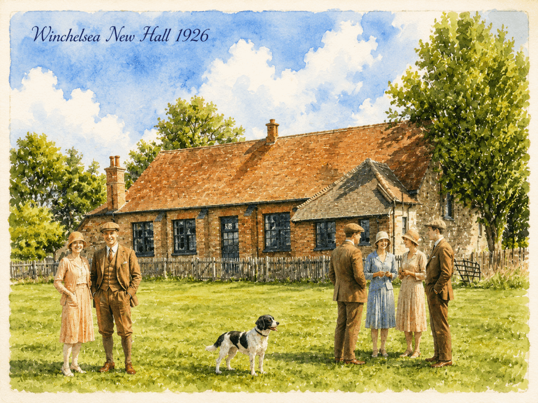 New-Hall-1926-watercolour