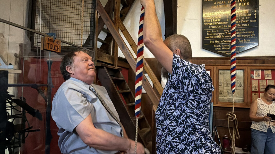 Chris Hoggart learning to ring bells IMG_3138